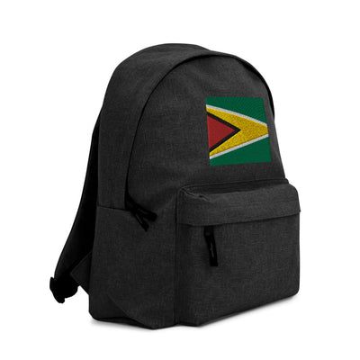 GUYANA FLAG Embroidered Backpack