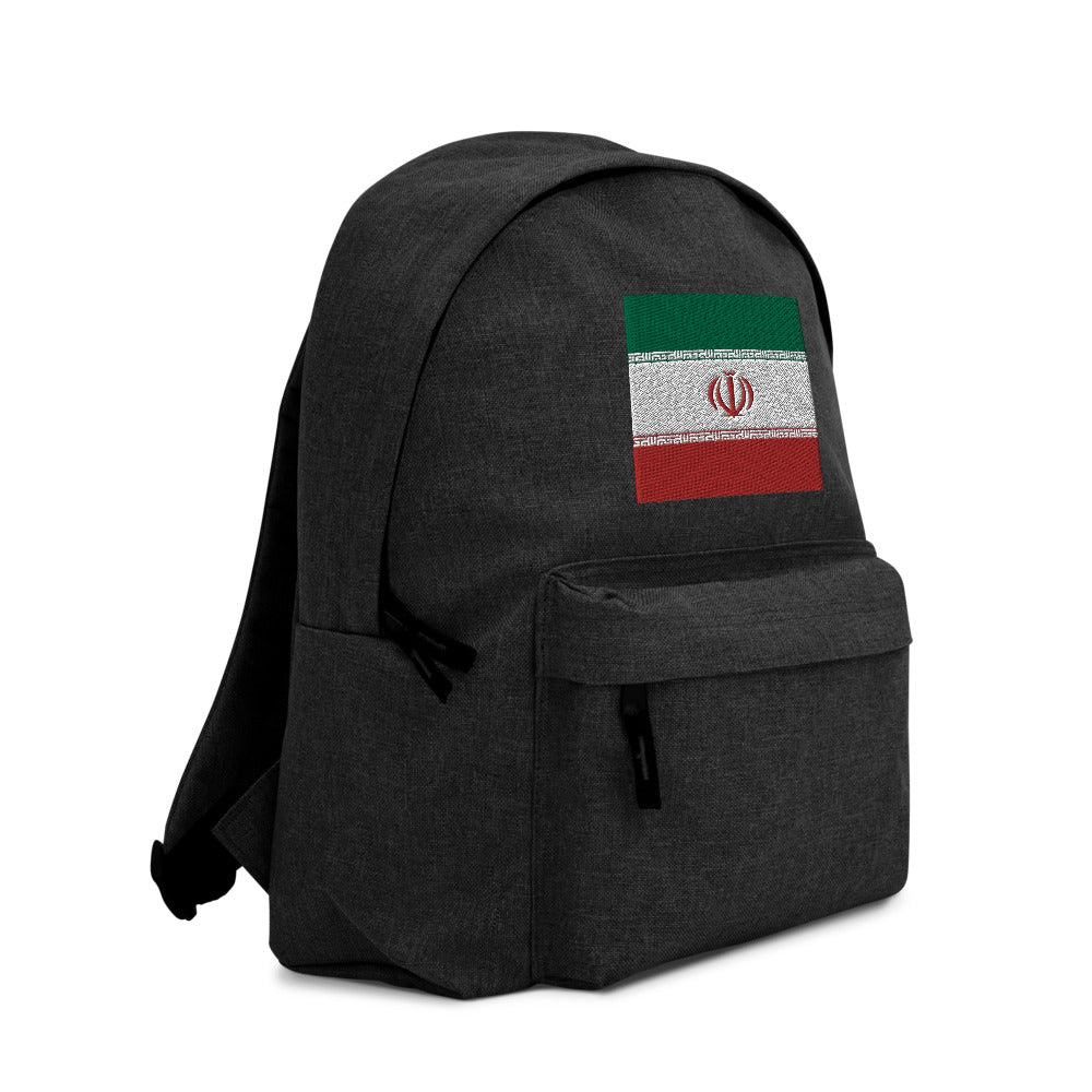 IRAN FLAG Embroidered Backpack