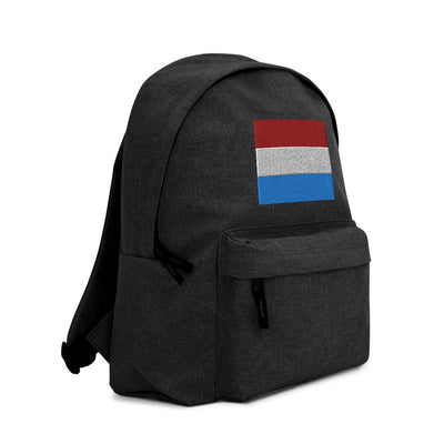 LUXEMBOURG FLAG Embroidered Backpack