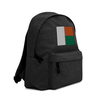 MADAGASCAR FLAG Embroidered Backpack