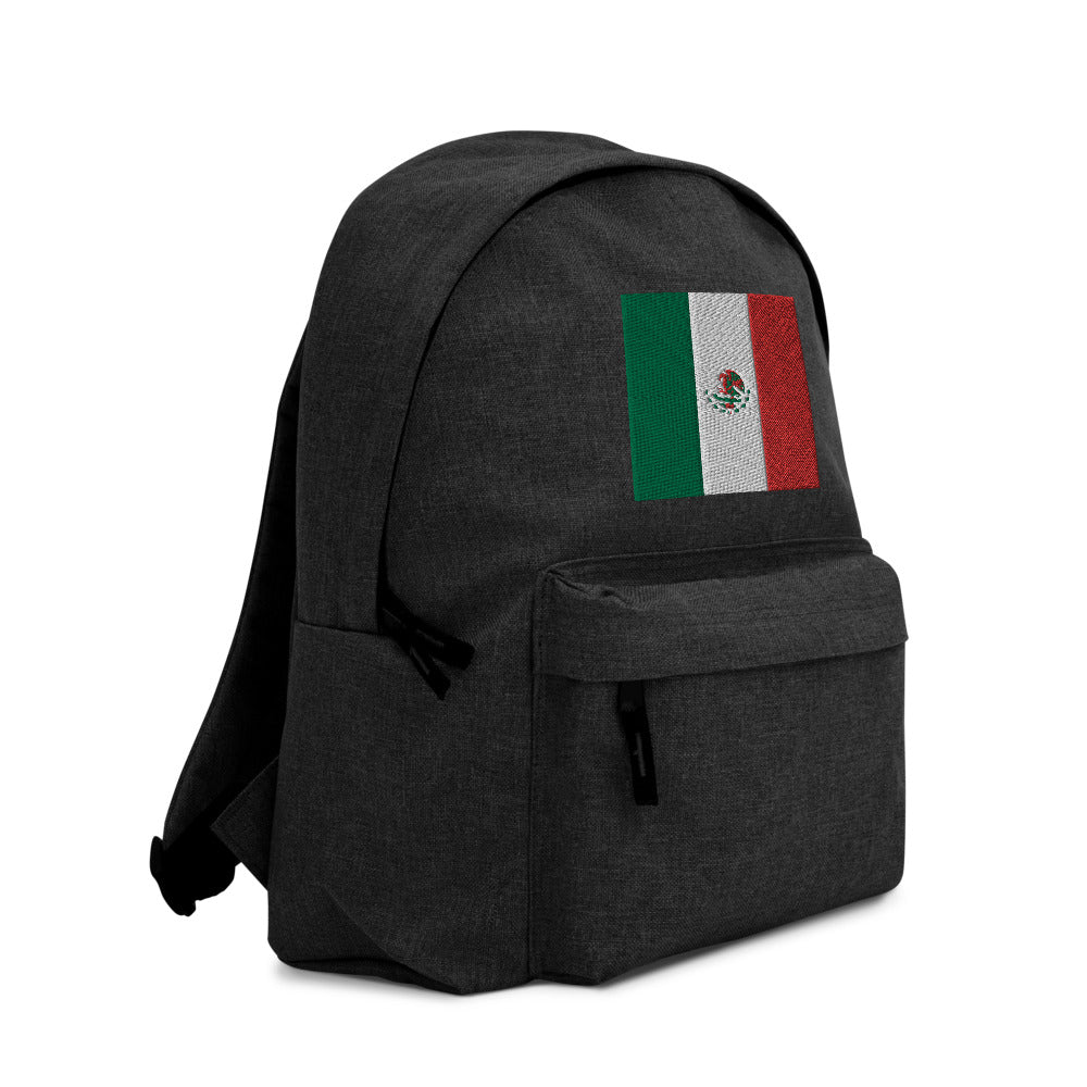 MEXICO FLAG Embroidered Backpack