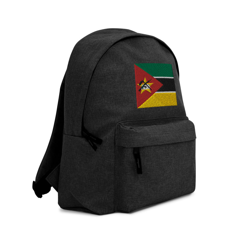 MOZAMBIQUE FLAG Embroidered Backpack