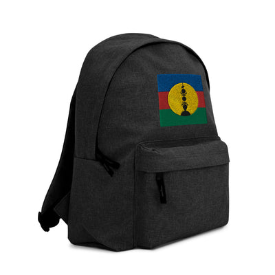 NEW CALEDONIA FLAG Embroidered Backpack