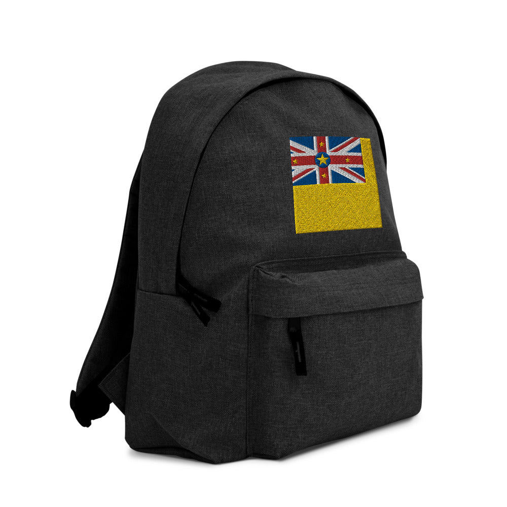 NIUE FLAG Embroidered Backpack