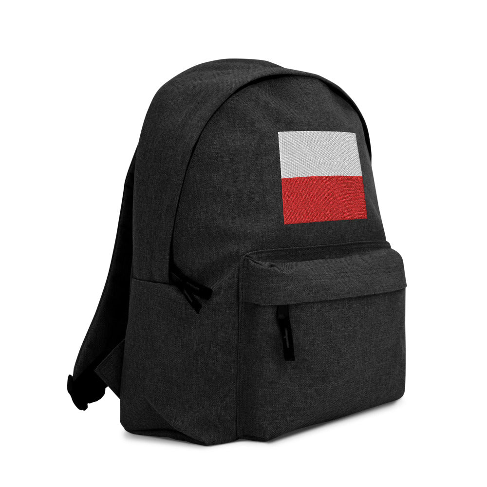 POLAND FLAG Embroidered Backpack