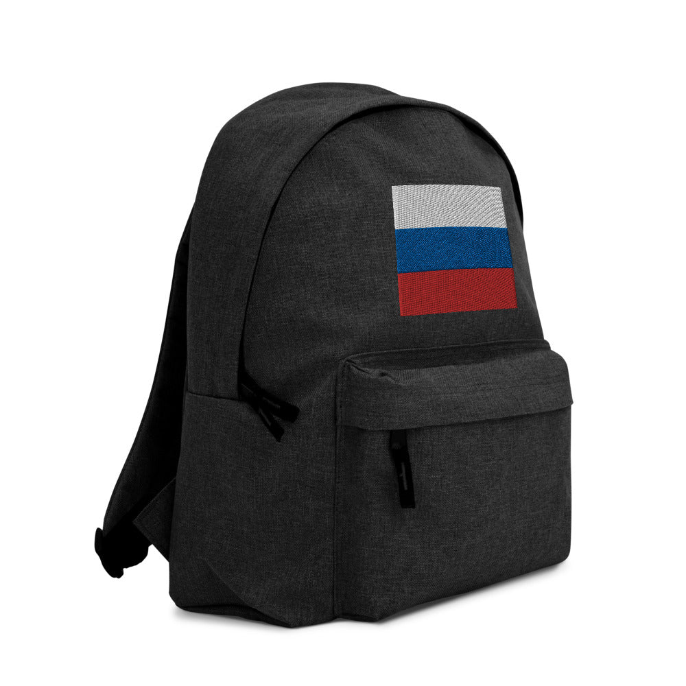 RUSSIA FLAG Embroidered Backpack