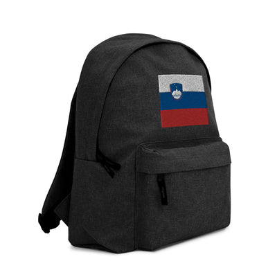 SLOVENIA FLAG Embroidered Backpack