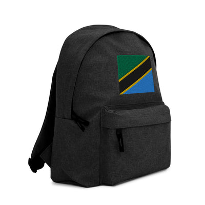 TANZANIA FLAG Embroidered Backpack