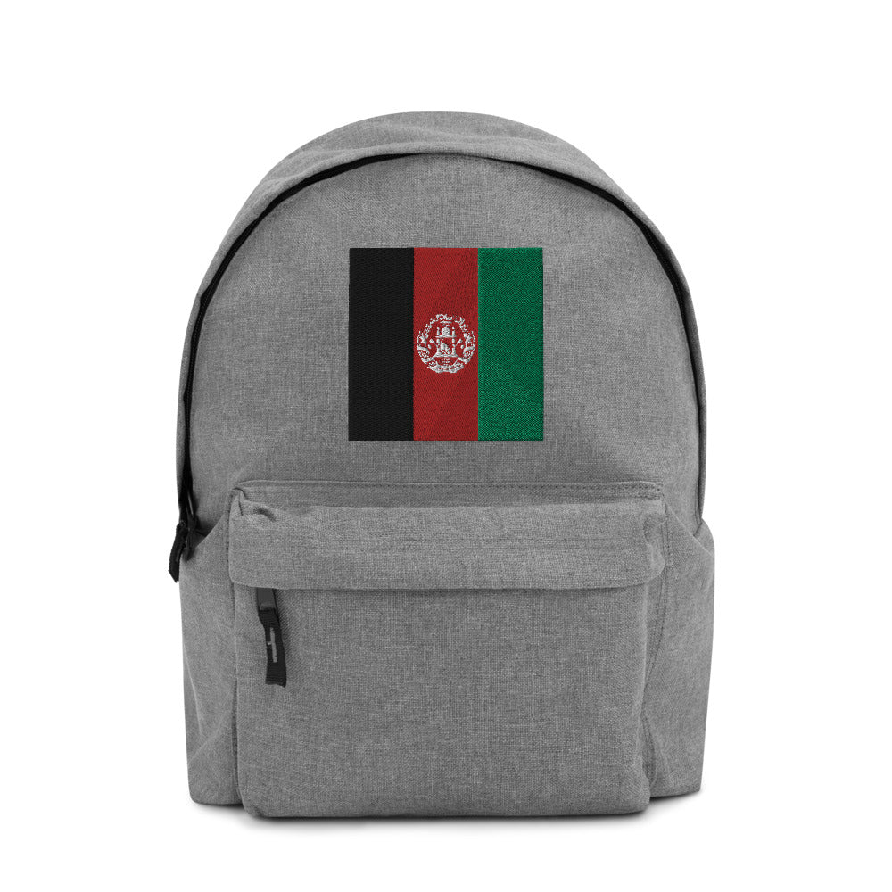 Afghanistan flag Embroidered Backpack