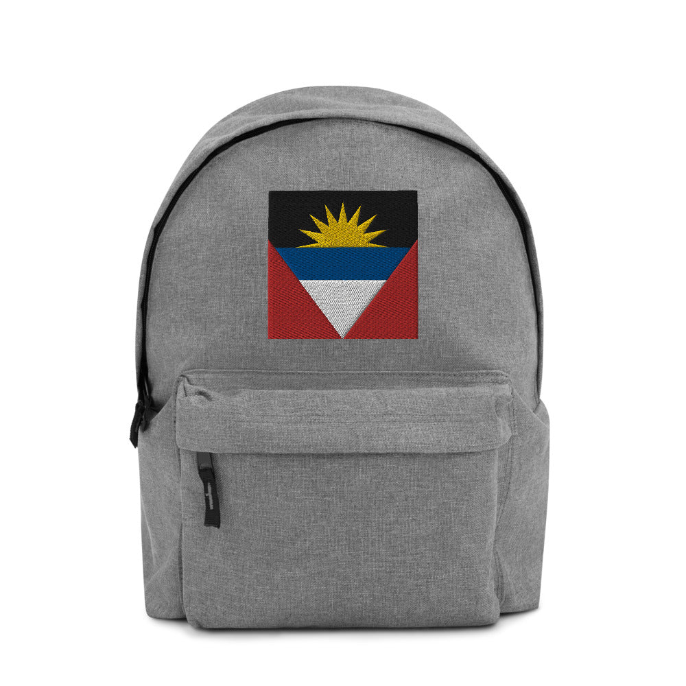 ANTIGUA AND BARBUDA FLAG Embroidered Backpack