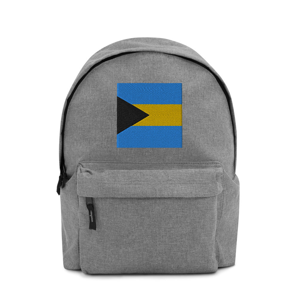 BAHAMAS FLAG Embroidered Backpack