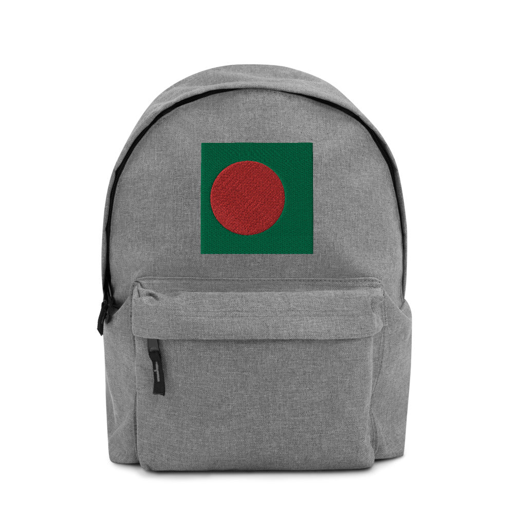 BANGLADESH FLAG Embroidered Backpack