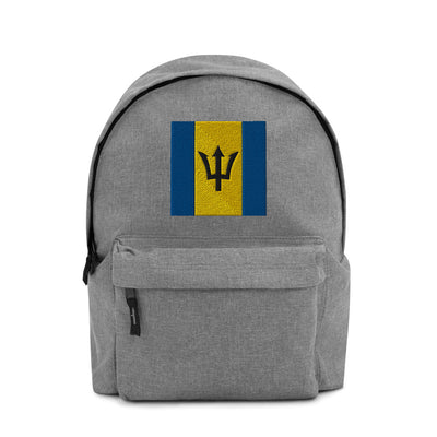 BARBADOS FLAG Embroidered Backpack