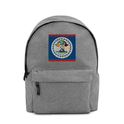 BELIZE FLAG Embroidered Backpack