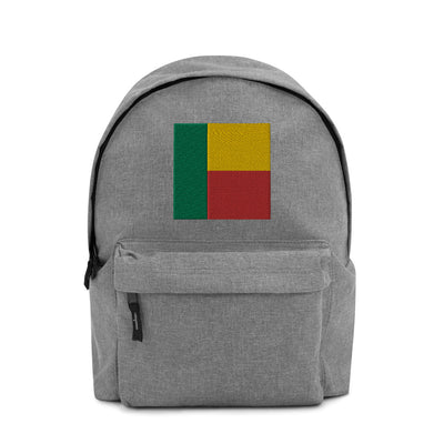 BENIN FLAG Embroidered Backpack