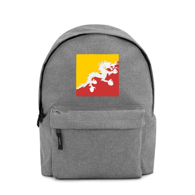 BHUTAN FLAG Embroidered Backpack