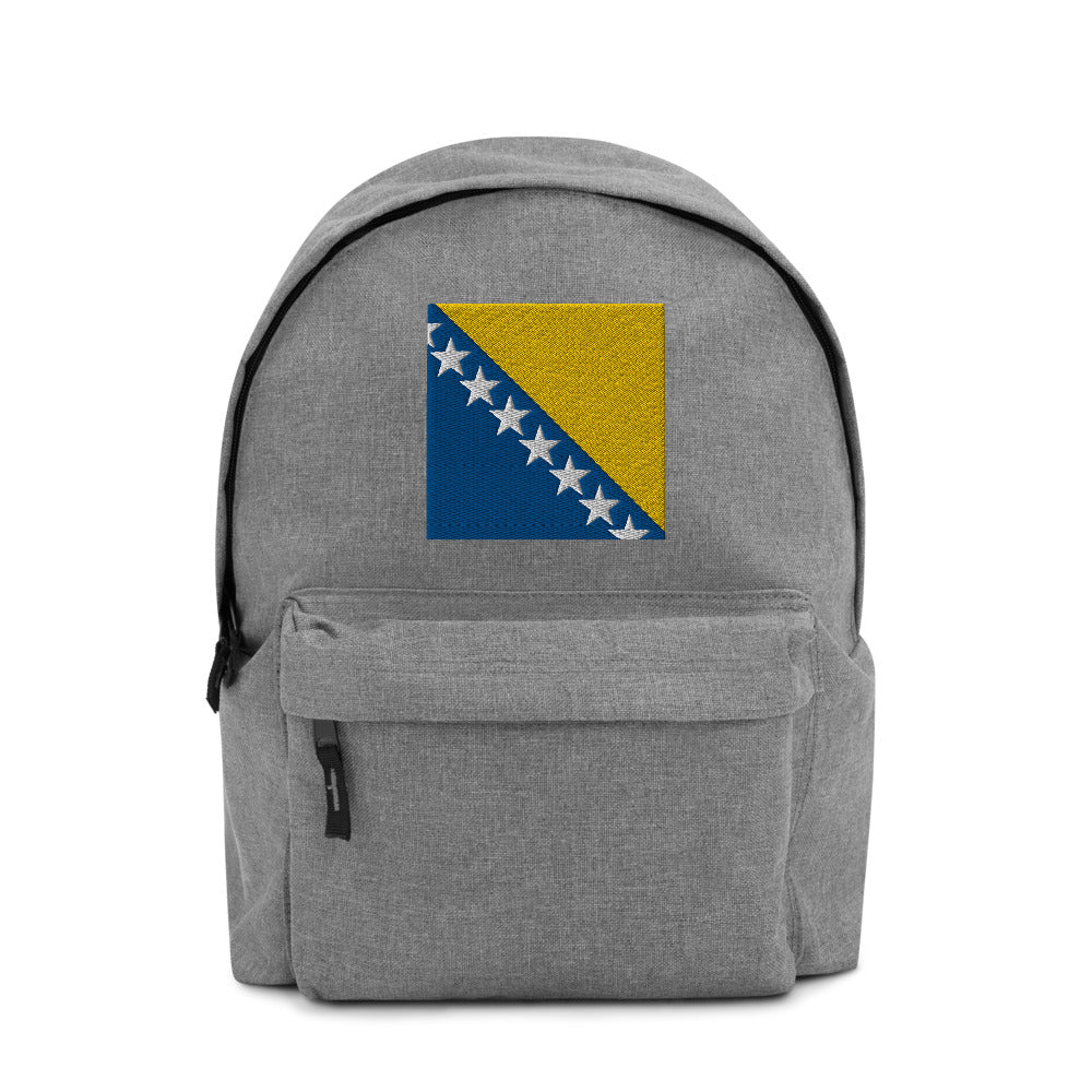 BOSNIA AND HERZEGOVINA FLAG Embroidered Backpack