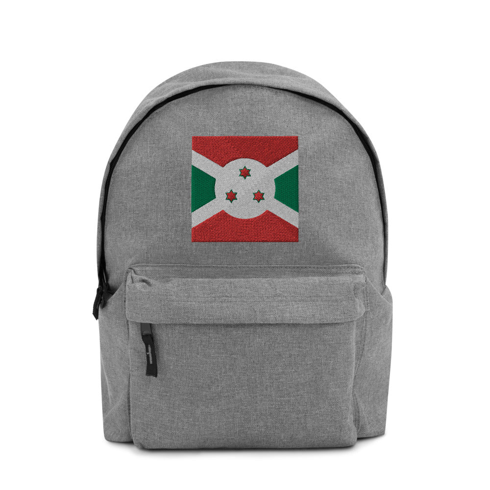 BURUNDI FLAG Embroidered Backpack