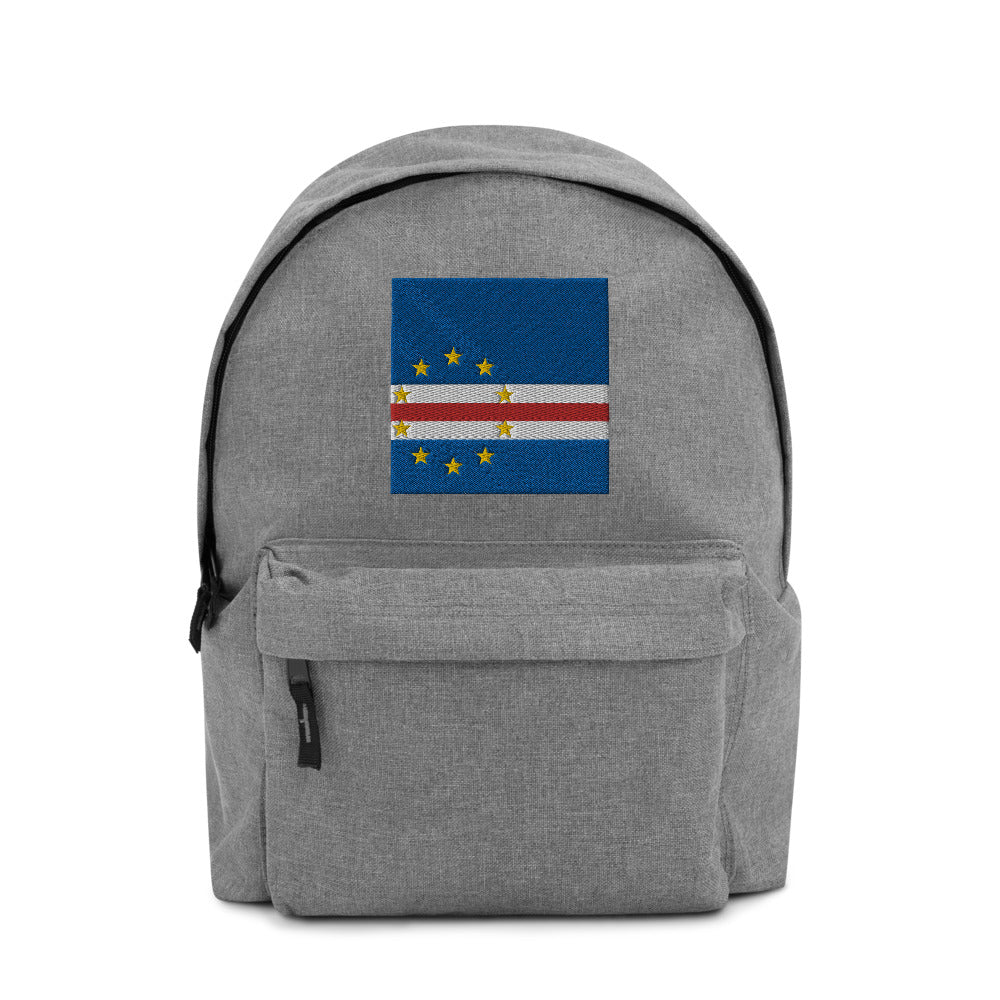 CAPE VERDE FLAG Embroidered Backpack