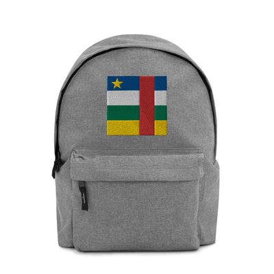 CENTRAL AFRICA FLAG Embroidered Backpack