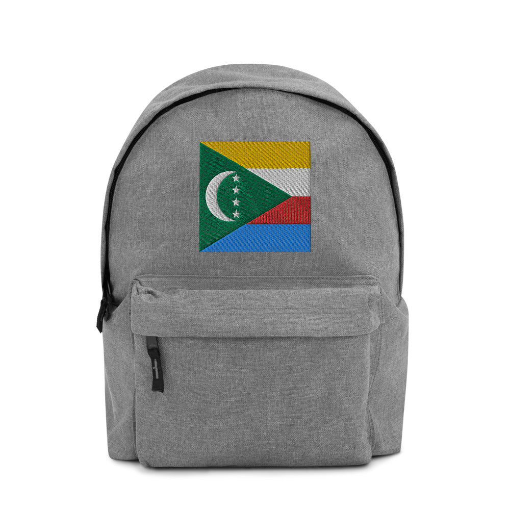 COMOROS FLAG Embroidered Backpack