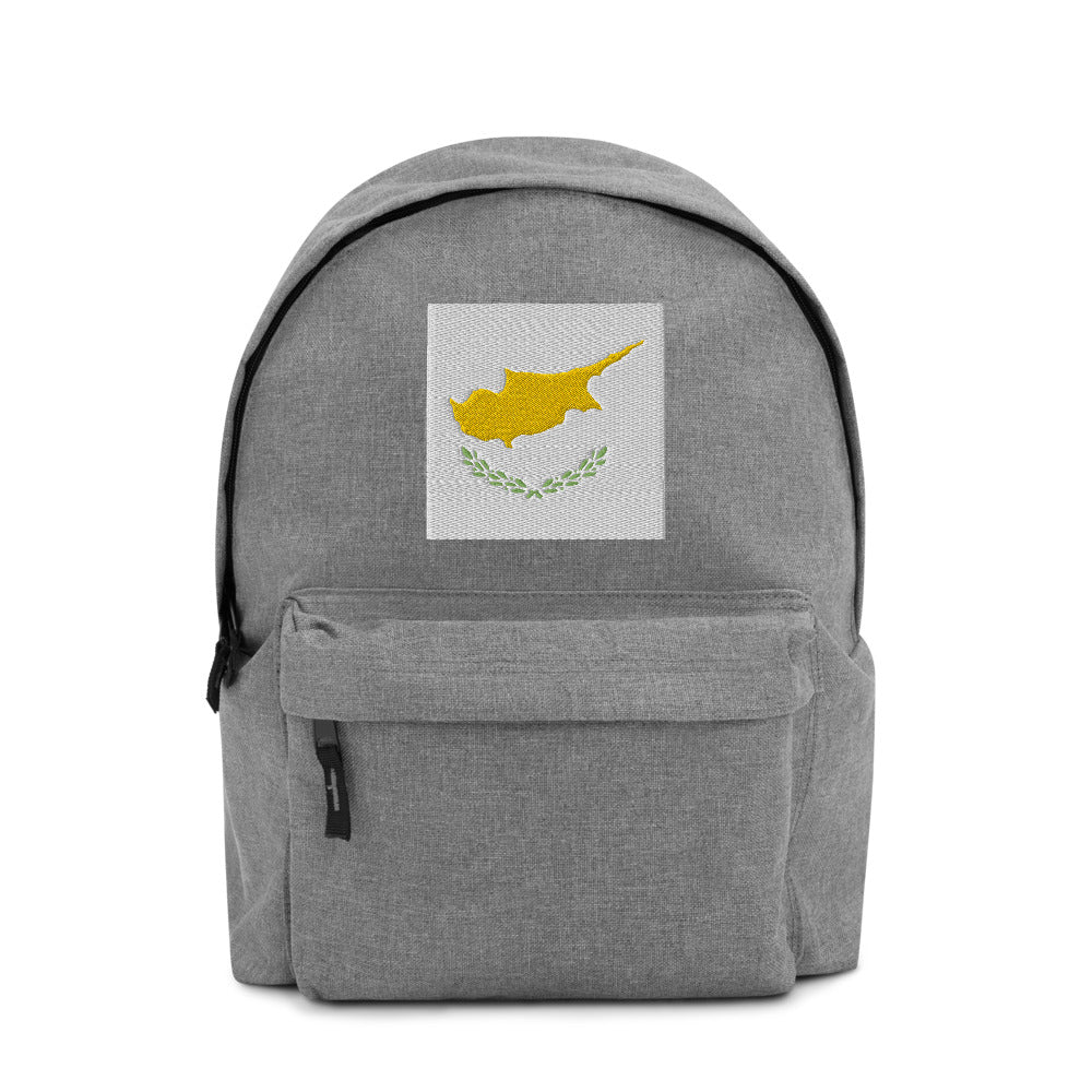 CYPRUS FLAG Embroidered Backpack