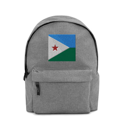 DJIBOUTI FLAG Embroidered Backpack