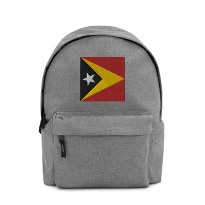 EAST TIMOR FLAG Embroidered Backpack