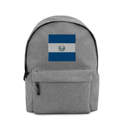 EL SALVADOR FLAG Embroidered Backpack