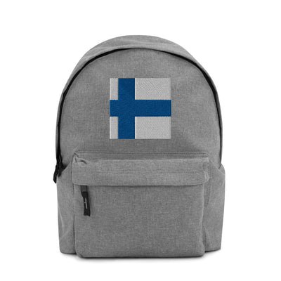 FINLAND FLAG Embroidered Backpack