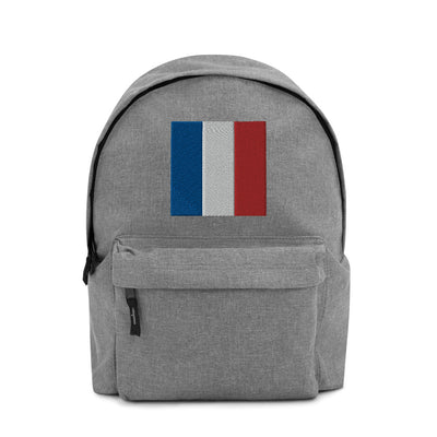 FRANCE FLAG Embroidered Backpack