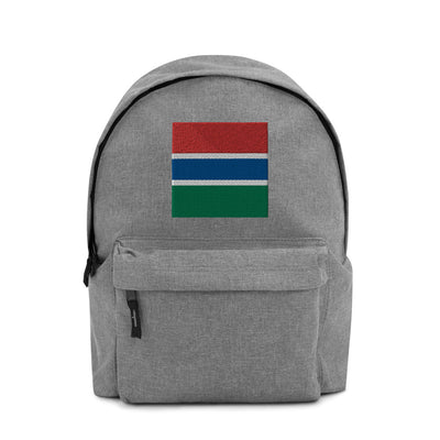 GAMBIA FLAG Embroidered Backpack