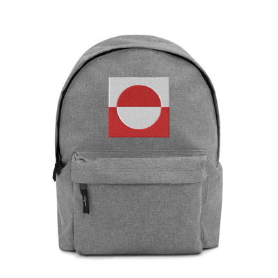 GREENLAND FLAG Embroidered Backpack