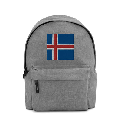 ICELAND FLAG Embroidered Backpack