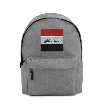 IRAQ FLAG Embroidered Backpack