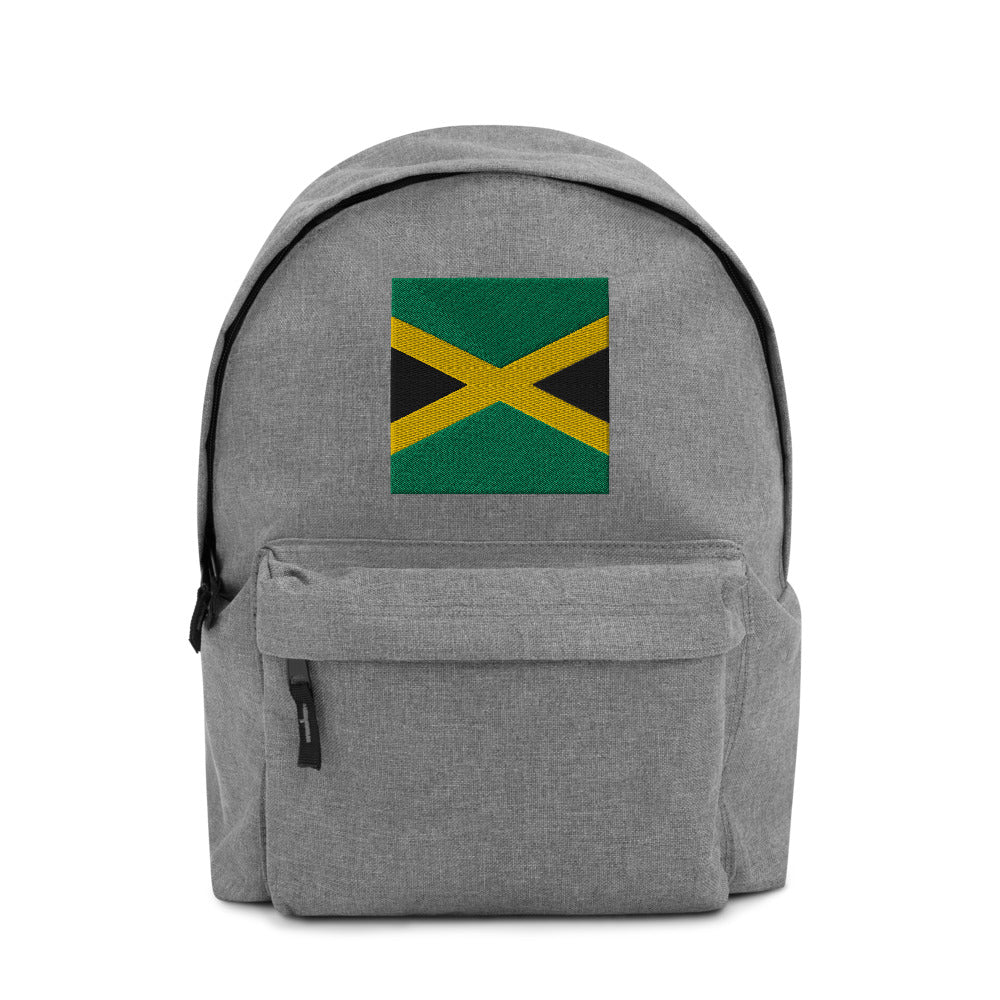 JAMAICA FLAG Embroidered Backpack