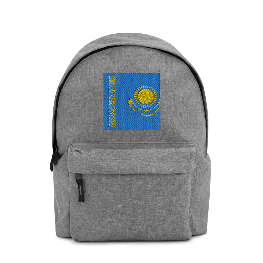 KAZAKHSTAN FLAG Embroidered Backpack