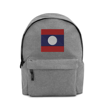 LAOS FLAG Embroidered Backpack