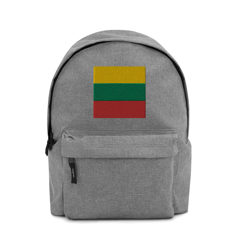 LITHUANIA FLAG Embroidered Backpack