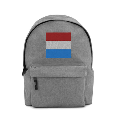 LUXEMBOURG FLAG Embroidered Backpack