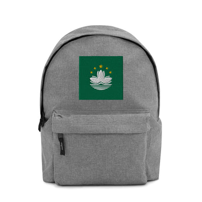 MACAU FLAG Embroidered Backpack