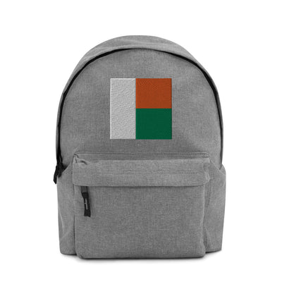 MADAGASCAR FLAG Embroidered Backpack