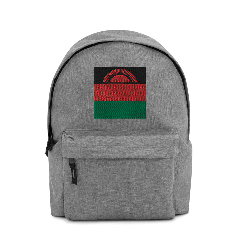 MALAWI FLAG Embroidered Backpack