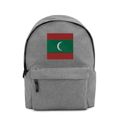 MALDIVES FLAG Embroidered Backpack