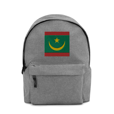 MAURITANIA FLAG Embroidered Backpack