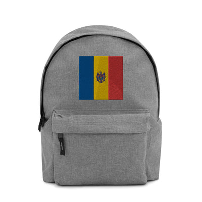 MOLDOVA FLAG Embroidered Backpack