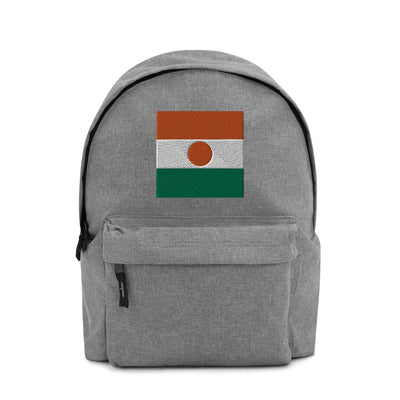 NIGER FLAG Embroidered Backpack