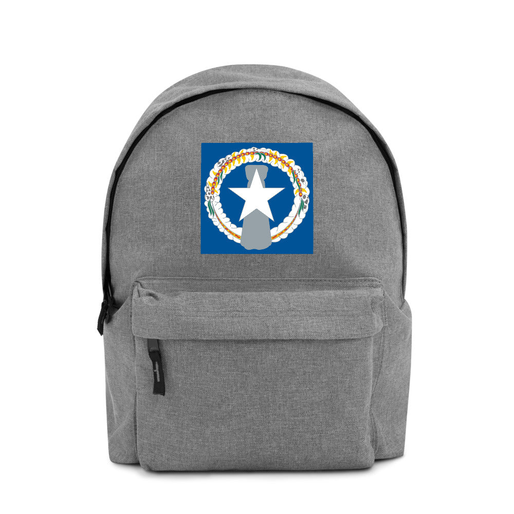 NORTHERN MARIANA ISLANDS FLAG Embroidered Backpack