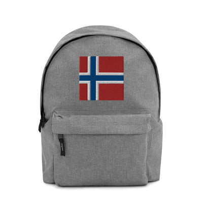 NORWAY FLAG Embroidered Backpack