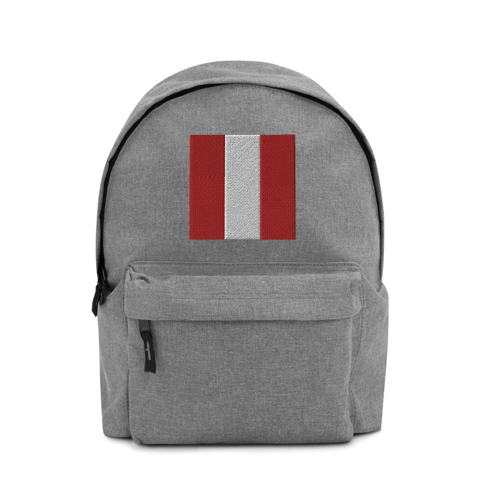 PERU FLAG Embroidered Backpack